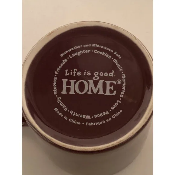 LIFE IS GOOD Mug Purple W/ Pink Heart "Do What You Like Like What You Do" Coffee - Picture 4 of 4